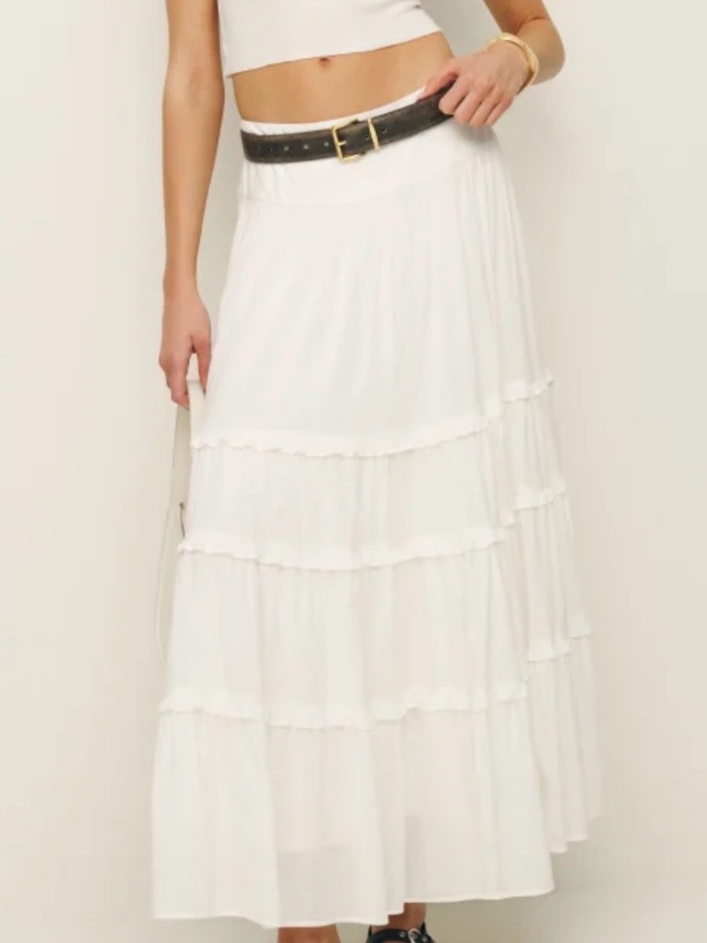 Reformation Evelina Maxi Skirt
